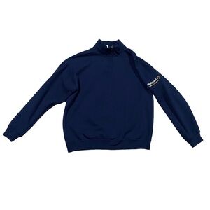 Walmart Employee Lawn & Garden‎ Blue Quarter Zip Sweater